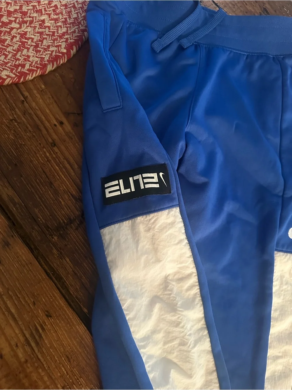 Nike Elite Royal Blue Joggers with White Side Panels